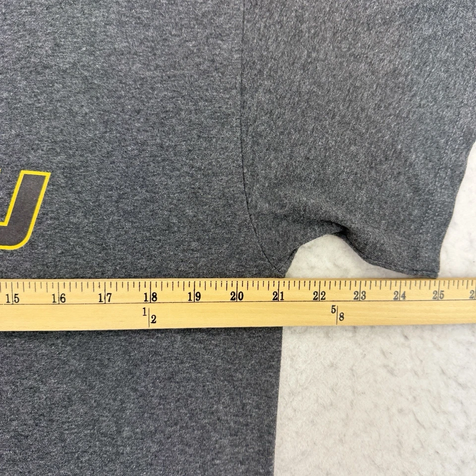 Camisa de los Tigres de Missouri para Hombres Grande L Gris Béisbol Rawlings Manga Corta Foto 4 de 4