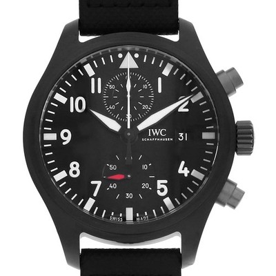 IWC Pilot Watch Chronograph Top Gun IW389001 second hand mens