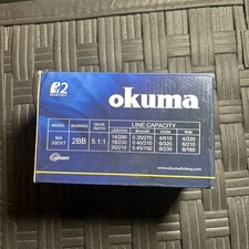 Okuma Magda Pro DXT Linecounter 5.1:1 Star Drag Reel - Black - MA-20DXT Open box