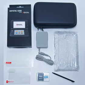 Nintendo 3DS XL LL 128GB Set White (Case, Crystal Shell, Charger, SD) USA Seller