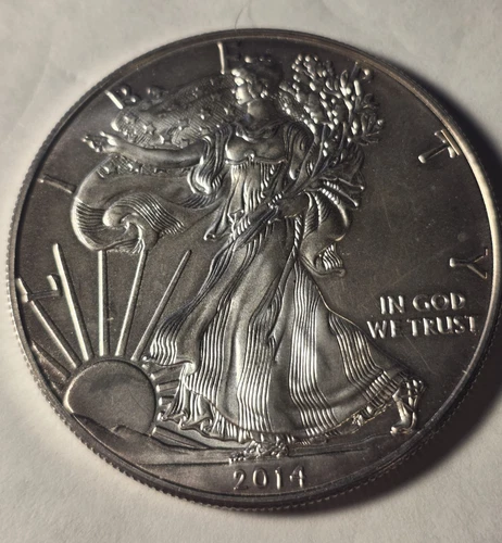 2014 Silver Eagle $1 Dollar 1oz Uncirculated .999 -MS-Brilliant Uncirculated-.