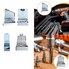 Twist Drill Bit Case Organizer, Professional, Made of Metal, Sturdy, Empty,