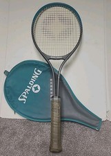 Spalding Intimidator Midsize Tennis Racket 4 1/2" Grip w/ Cover VTG Graphite