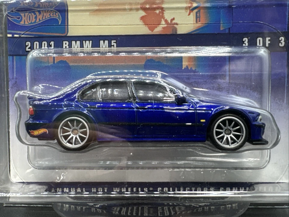 2023 风火轮蓝色 2001 年宝马 M5 总结汽车 37th Convention LAX 02741/04000 外观 — 第 2/4 张图片
