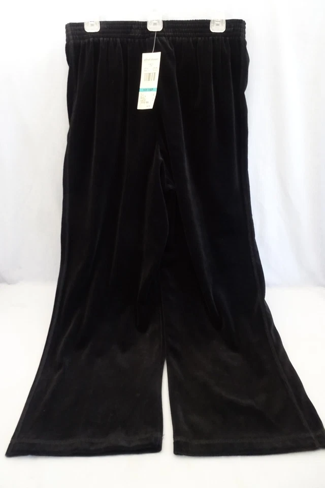 Женские бархатные черные брюки Alfred Dunner размер 16P зона комфорта НОВЫЕ - Изображение 4 из 4