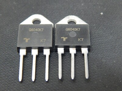 TECCOR Q6040K7 TO-218AC 40A 600V TRIAC - LOT OF 2 TRIAC'S - USA FAST SHIPPING