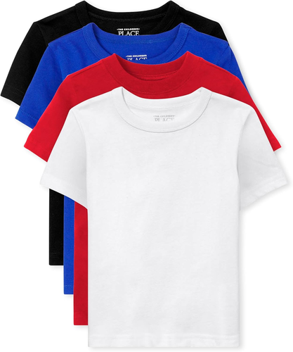 Baby-Boys and Toddler Basic Short Sleeve Tee
