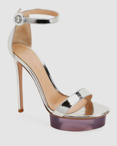 Gianvito Rossi Plexi 55 Pumps Silver 36.5US Women's Heels 5 Gianvito Rossi Plexi 55 Pumps Silver 36.5US Women's Heels 5