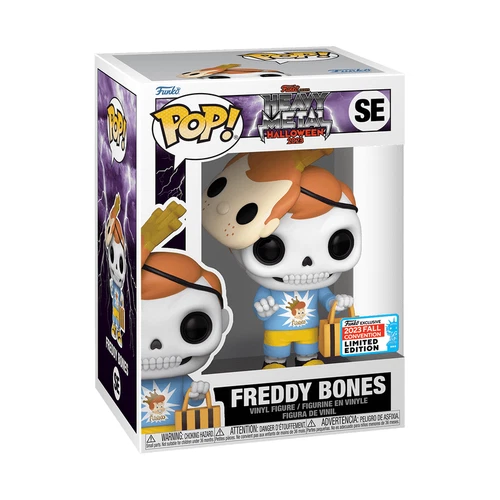 Funko Pop! Freddy Bones with Mask Freddy Funko NYCC 2023 Exclusive + Protector