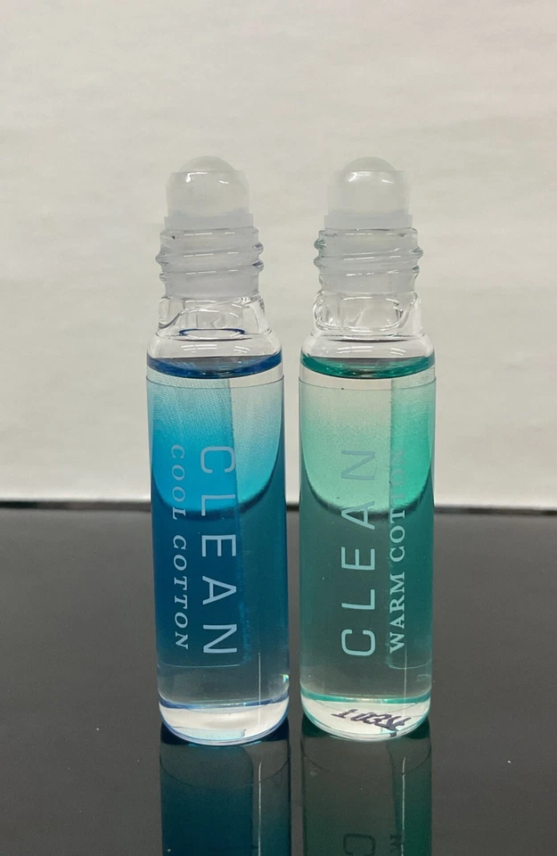 Чистый теплый хлопок и прохладный хлопок парфюмированная вода роллербол дуэт 0,17 жидк. унц каждый. - Изображение 4 из 4