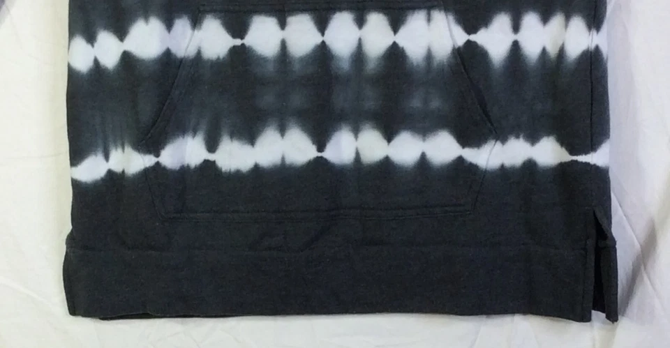 Sudadera con Capucha Mujer Talla M Té Verde Tie Dye Pullover Negro Blanco Rayas Gris Colores Foto 4 de 4