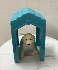 TOY BLUE DOG HOUSE  DOG