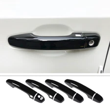 Bright black ABS Front Door Handles Cover Trim 8pcs For Honda Accord 2018-2021