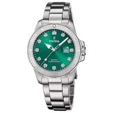 Festina F20503/7 Women's Boyfriend Green Dial Watch