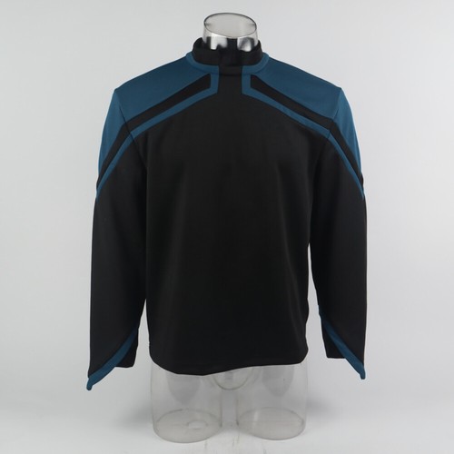 For Admiral JL Picard Uniforms Startfleet Male Red Gold Blue Men Shirts Costume - Picture 6 of 12