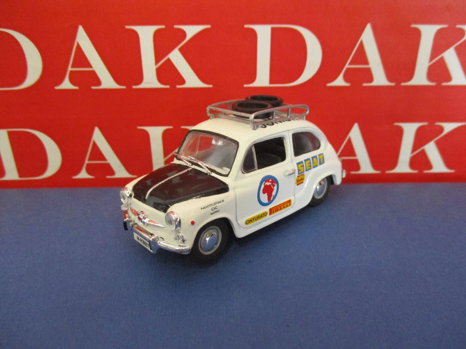 Die cast 1/43 Modellino Auto Seat 600 E Rally Tour Africa 1970 by Solido - Immagine 2 di 4