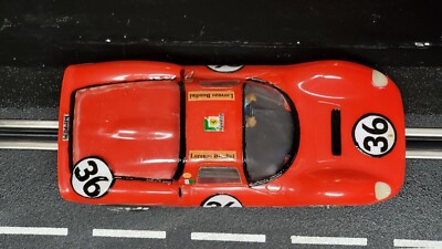 COX Ferrari Dino 166 Berlinetta Coupe Slot Car 1/24 scale Car #36