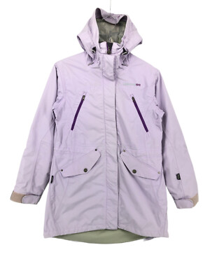 Didriksons Women's Storm System Hooded Parka Jacket Coat Size UK:36 -S