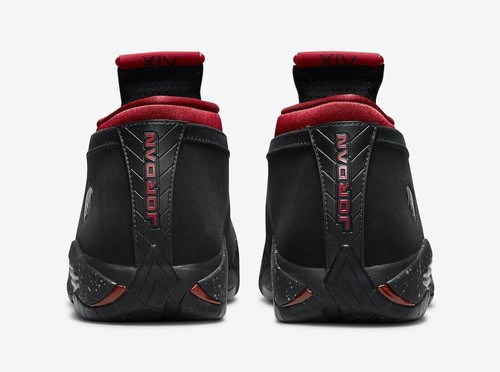 Air Jordan 14 Retro Low "Red Lipstick" schwarz-rot Damengröße 5 UK DH4121-006 - Bild 8 von 9