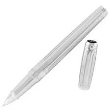 S.T. Dupont Line D Rollerball Pen Silver Arabesque 412673 (ST412673) New In Box