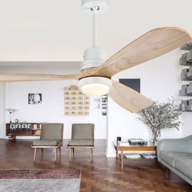 Wooden Ceiling Fans Without Light Bedroom 220v Ceiling Fan Lights Remote Control OI10227