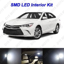 12x Ultra White LED Lights Interior Package kit for 2012-2016 2017 Toyota Camry