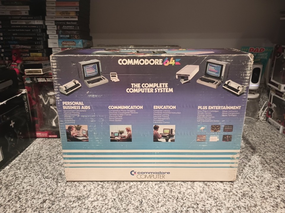 Computer In Original Box Commodore 64 Computer Original Box No Cords No Control 43467000640| eBay