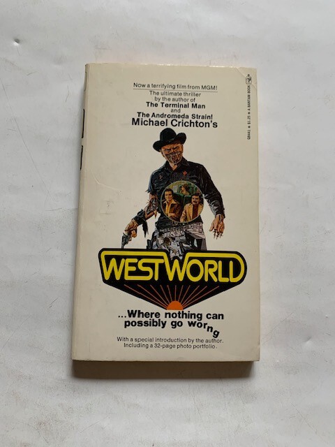 WESTWORLD - 1ST. PAPERBACK OPRIGINAL BY MICHAEL CRICHTON | eBay