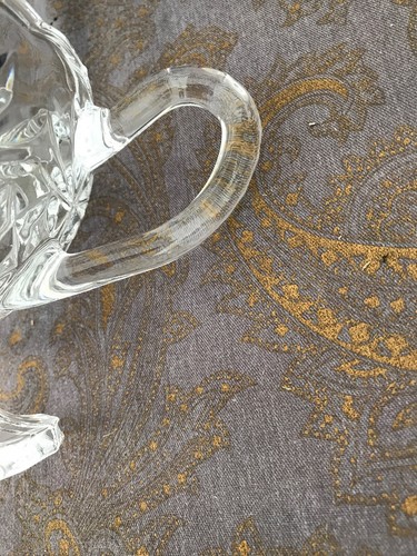 Elegante ventilador de piña para salsa de barco con patas de cristal pesado 16 oz - Imagen 5 de 7
