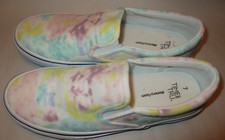 Time  Tru Tie Dye Womens 7 Memory Foam Insole Cushion Comfort Sneakers