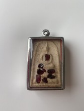 Buddha Anh&auml;nger mit Amethysten beschm&uuml;ckt - Antik