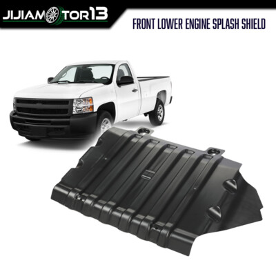 Front Engine Splash Shield BLK Fit For 2007-2013 Chevrolet Silverado 1500 Lower