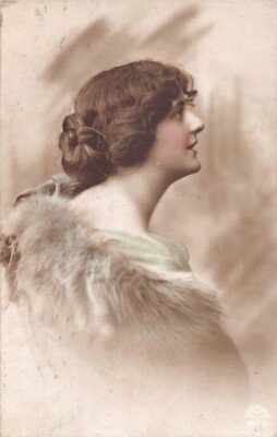 FAMILIENGESCHICHTE - POSTKARTE - Miss MEAD - BIRMINGHAM LILLINGHAM STREET
