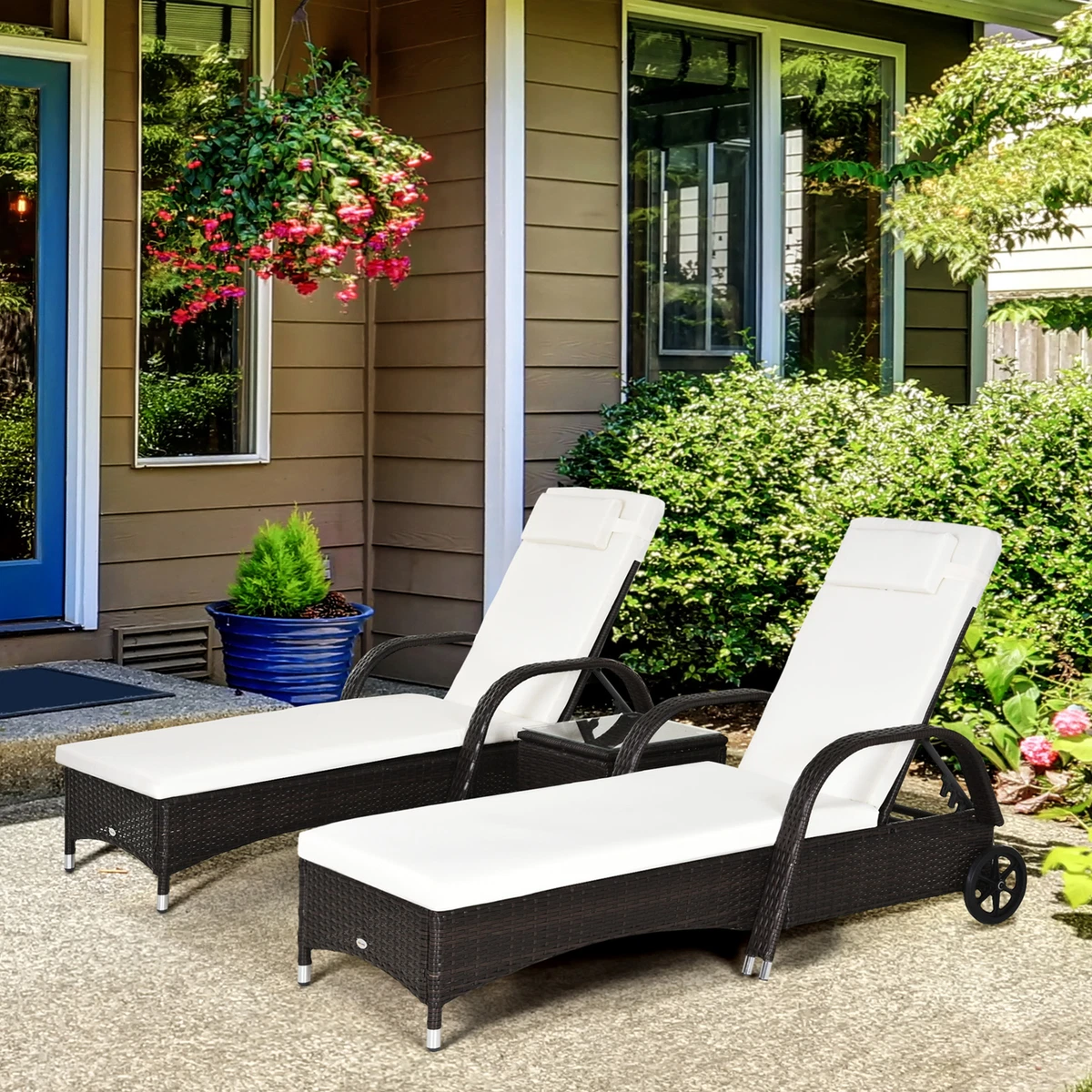 Garden sun outlet bed lounger