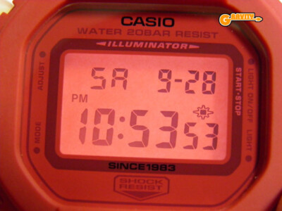 CASIO G-SHOCK Watch DW-5635C-4JR 35th ANNIVERSARY LIMITED RED OUT