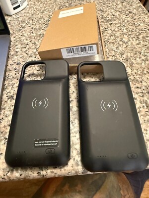 2 TOTAL Smart Battery Cases iPhone 13 Pro Max, Black MODEL FYT-C98