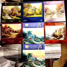 Thomas Kinkade Lot of 7 Puzzles. 4 X 1000 Pc ...