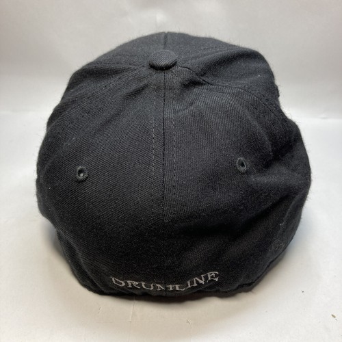 LH Drumline Grey Embroidered Logo Black Fitted Size 7 Richardson Pro Hat Cary - Picture 3 of 7