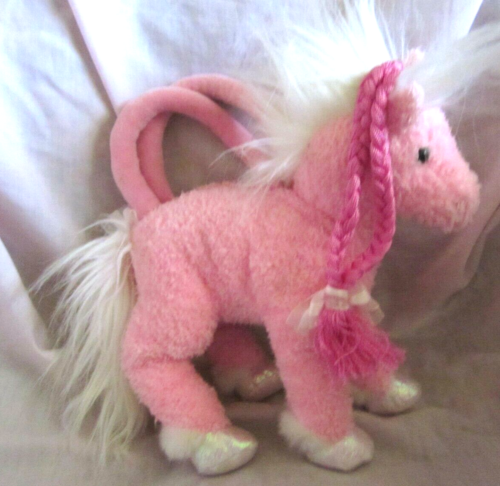 Ty Pinkys Style Frilly The Soft Pink Plush Horse Purse ~ 2005 - Picture 1 of 6