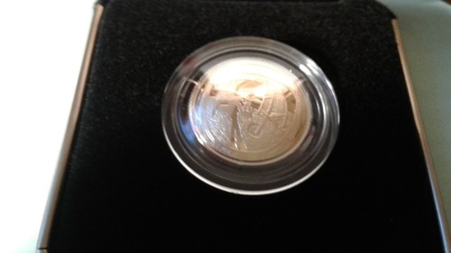 2019 W 50th Anniversary Apollo 11 Gold Proof $5 Coin - Box & CoA - Picture 6 of 7