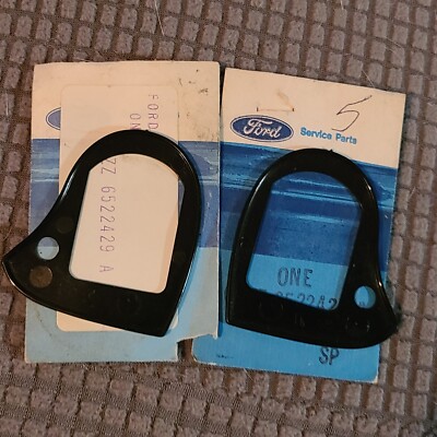 NOS 1967 1968 Ford Mustang Outside Door Handle Pad Set GT 500 Cobra Jet Bullitt 