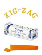 Zig Zag 70mm Roller Rolling Machine Single Wide 1.0 w/free DoobieTube! USA SHPD