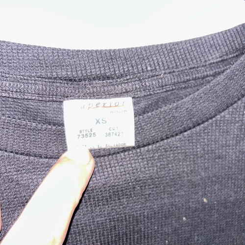 Wawa Waffle Long Sleeve Uniform Shirt Unisex Size XS - Picture 3 of 5