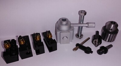 Sherline Lathe Quick Change Tool Post and Tooling Package ''NEW'' w/ parting blade