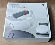 Sharper Image 3-in-1 Heated Neck Therapy with Remote WITH ORIGINAL BOX