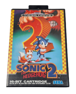 Sonic The Hedgehog 2 Sur Sega Mega Drive – Version PAL – Cartouche Seule – Bon état