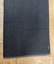 Fraas The Scarf Company. Made in Germany 100 Acrylic Scarf GREY/BLACK