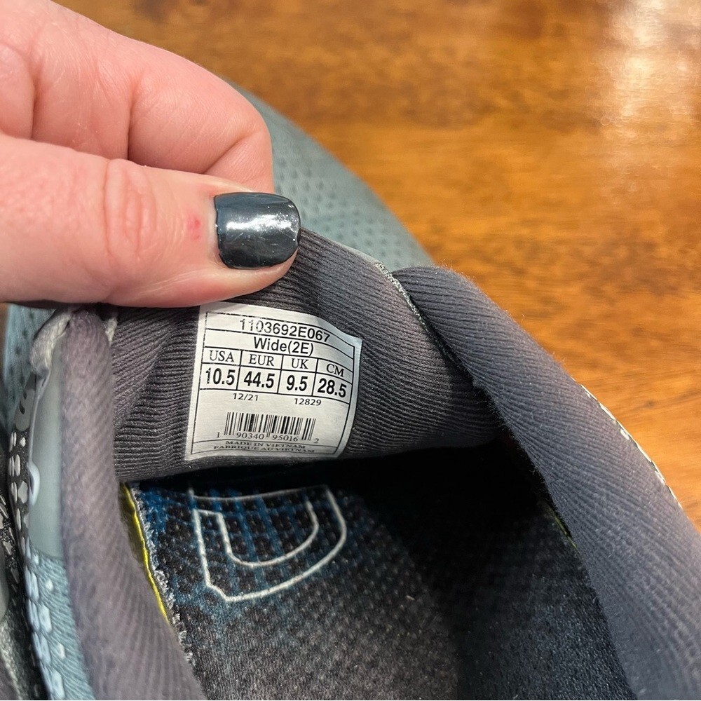 Brooks Gray Men’s Ghost 14 running athletic shoes sneakers size 10.5 Wide thumbnail 9