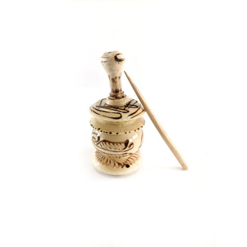 Moroccan Black Kohl Powder Natural Kajal Eyeliner Free Applicator Wood Stick 10g - Picture 3 of 7