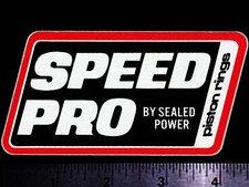 Speed Pro Piston Rings - Original Vintage 1970s 80s Racing Decalsticker